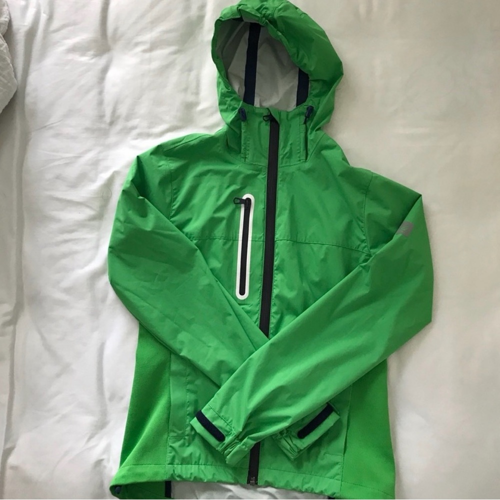 Sperry Green Rain Jacket, Size s